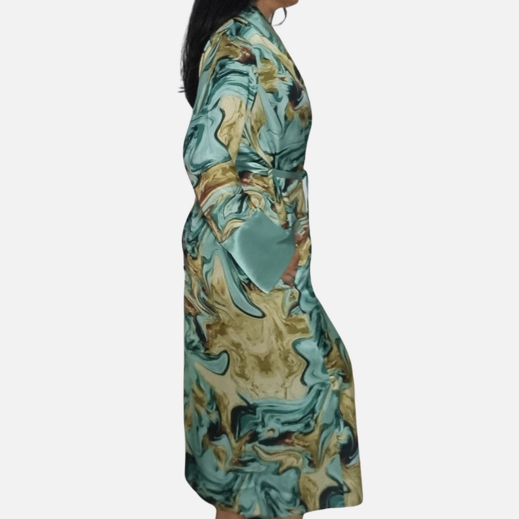 Coastal Ecliptic Green Landscape Robe-Side Model