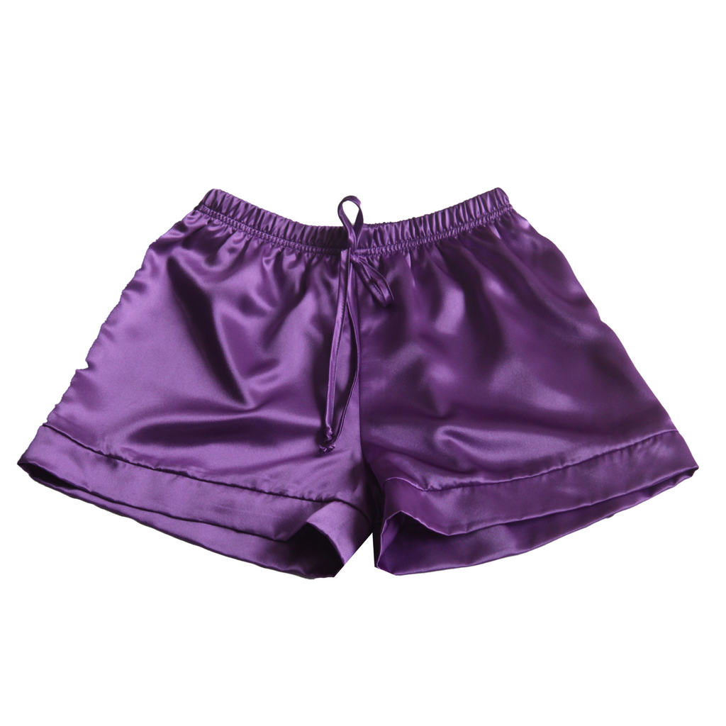 CASAVEVE FIFI BAND SHORT-PURPLE FRONT