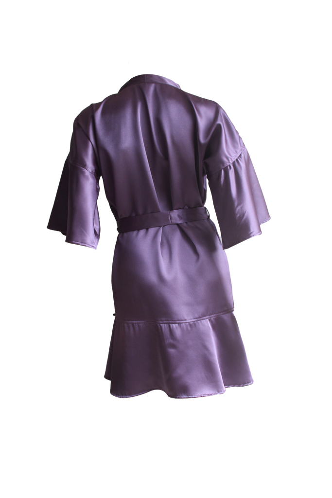 The Lilac Flow short gown